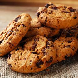 Cookies con gocce di cioccolato