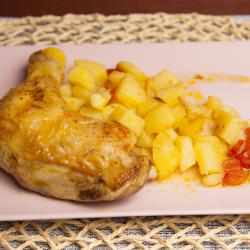 Pollo in umido con patate
