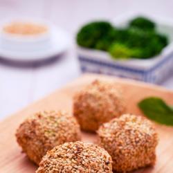 Polpette di miglio e broccoli